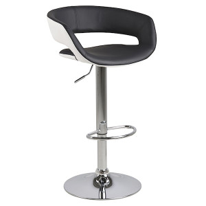 Hoker Hannah czarno-biały ekoskóra HOMEBOOK