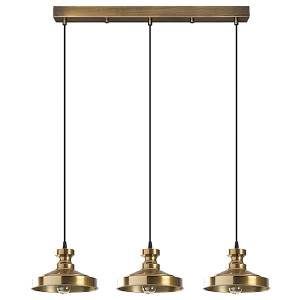 Lampa wisząca Novillian x3 złota HOMEBOOK