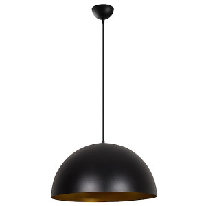 Lampa sufitowa Rientaki średnica 50 cm czarna HOMEBOOK