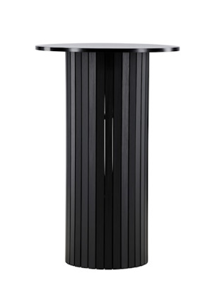 Stolik barowy Hydrown średnica 70 cm dąb czarny Wyprzedaż