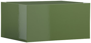 Stolik kawowy Dispect 80x60 cm zielony Wyprzedaż