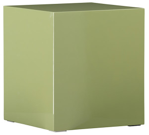 Stolik kawowy Dispect kwadratowy 40 cm jasnozielony Wyprzedaż