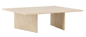 Stolik kawowy Skagen 120x100 cm trawertyn Wyprzedaż