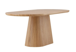 Stół do jadalni Simurry owalny 200x90 cm dąb naturalny Wyprzedaż