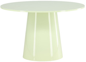 Stół do jadalni Lanzo okrągły 120 cm jasnozielony