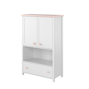 Komoda dziecięca Luna 131 cm z szufladą HOMEBOOK
