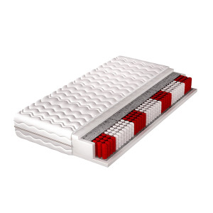 Materac kieszeniowy 140x200 cm Newes 7 stref twardości HOMEBOOK