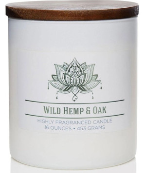 Świeca sojowa zapachowa Colonial Candle Wild Hemp & Oak 453 g