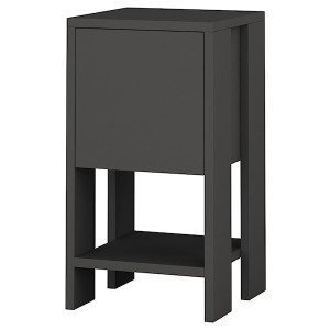 Szafka nocna Emeno minimalistyczna antracytowa HOMEBOOK