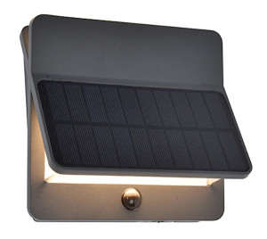 Kinkiet zewnętrzny Aleta LED solarny szary Wyprzedaż