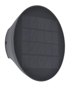 Kinkiet zewnętrzny Belka LED solarny czarny Wyprzedaż