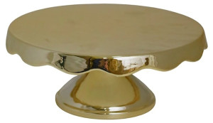 Patera Xerians ceramiczna średnica 24 cm złota Wyprzedaż