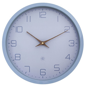 Zegar ścienny Eco 30 cm niebieski
