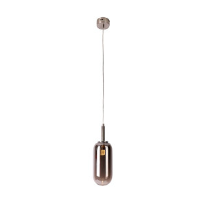 Lampa sufitowa wisząca Jupura srebrna HOMEBOOK