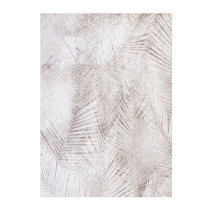 Dywan łatwoczyszczący Fulu kość słoniowa liście 160/230 HOMEBOOK