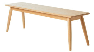 Ławka drewniana Visimmy 150 cm dąb HOMEBOOK