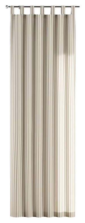 Zasłona na szelkach Quadro 130x240 cm beżowo-biała Wyprzedaż