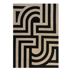 Dywan łatwoczyszczący Dìwö czarny 160/230 HOMEBOOK