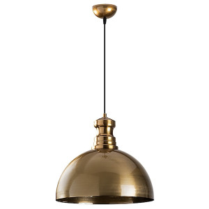 Lampa wisząca Theyro półokrągła średnica 40 cm złota HOMEBOOK