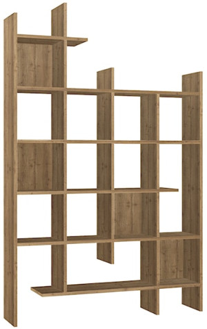 Regał otwarty Manco 188 cm orzech Wyprzedaż