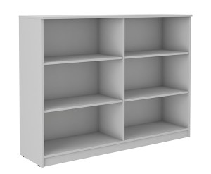 Regał Stundly z sześcioma wnękami Szary Wyprzedaż