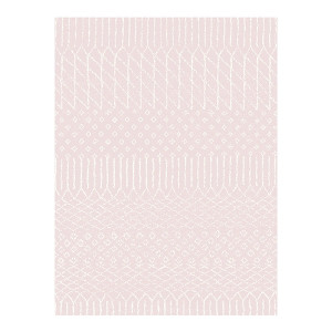 Dywan nowoczesny Conadents pudrowy róż 133/190 Wyprzedaż