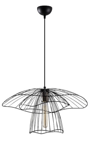 Lampa wisząca Solanum 52 cm czarna