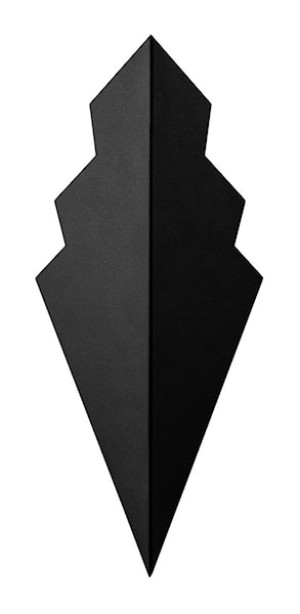 Kinkiet Arrow metalowy czarny