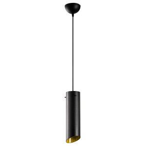 Lampa sufitowa Rientaki spot średnica 8 cm czarna HOMEBOOK