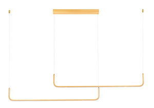 Lampa wisząca Frynell LED złota Wyprzedaż