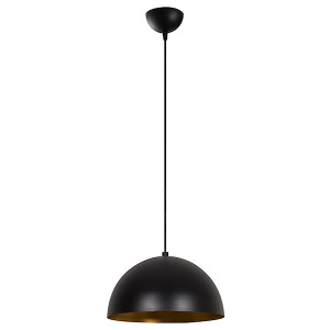 Lampa sufitowa Rientaki średnica 30 cm czarna HOMEBOOK