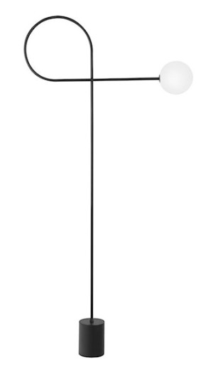 Lampa podłogowa Latuary czarna Wyprzedaż