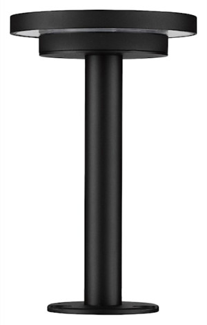 Lampa ogrodowa Ceyelly LED 24 cm czarna Wyprzedaż