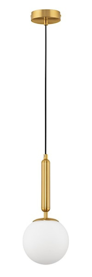 Lampa wisząca Trallos x1 złota Wyprzedaż