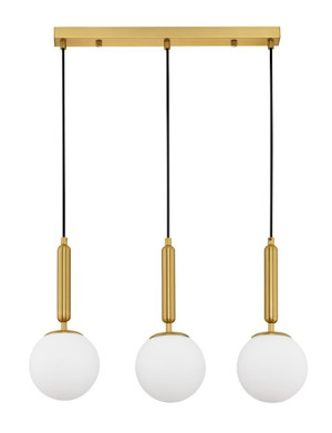 Lampa wisząca Trallos x3 złota