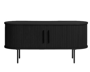 Szafka RTV Gativel 120 cm dąb czarny HOMEBOOK