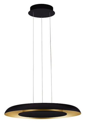 Lampa wisząca Honesso LED czarno-złoty