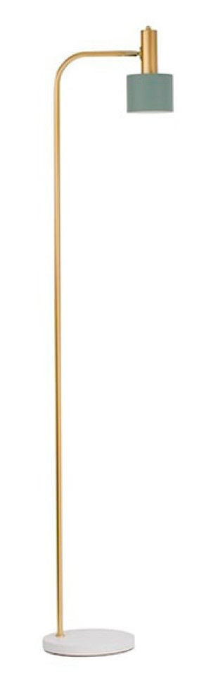 Lampa podłogowa Chilley szaro-złota