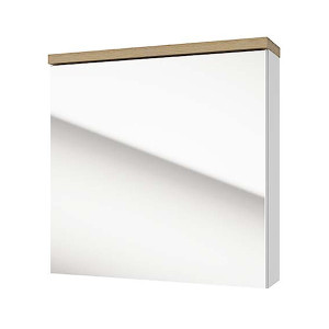 Szafka wisząca Saeli 60x60x15 cm z lustrem HOMEBOOK