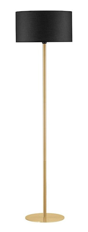 Lampa podłogowa Daugene czarno-złota Wyprzedaż