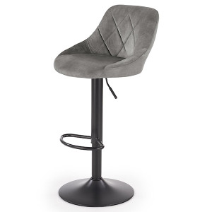 Hoker tapicerowany Issappers popielaty HOMEBOOK