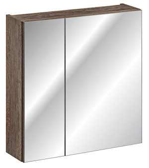 Szafka wisząca Olimmi z lustrem 60 cm dąb santa Wyprzedaż