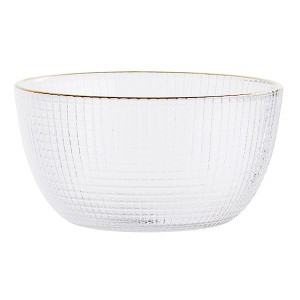 Miska Flann szklana średnica 11 cm HOMEBOOK