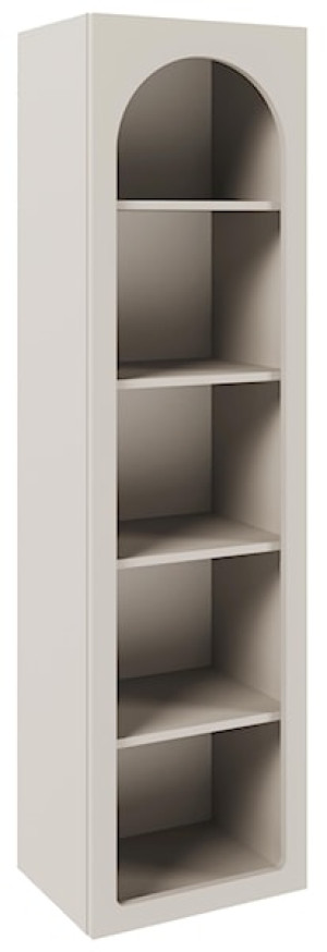 Regał otwarty Arkadia z pięcioma półkami 50 cm kaszmir Wyprzedaż