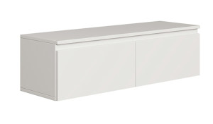 Szafka RTV Bemmi wisząca 100 cm biały