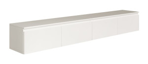 Szafka RTV Bemmi wisząca 200 cm biały Wyprzedaż