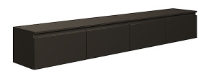 Szafka RTV Bemmi wisząca 200 cm czarny Wyprzedaż