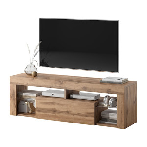 Szafka RTV Bianko 140 cm Dąb lancaster HOMEBOOK