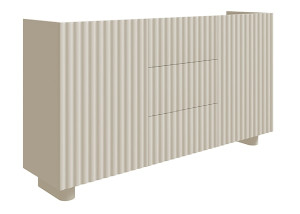 Komoda dwudrzwiowa Fiorra z trzema szufladami 144 cm kaszmir Wyprzedaż