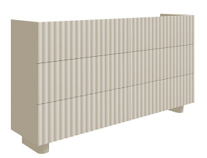 Komoda sześcioszufladowa Fiorra 147 cm kaszmir Wyprzedaż